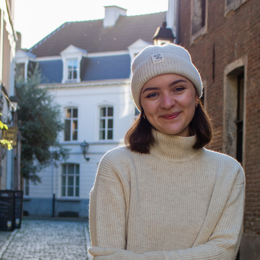 'Chunky' sheep wool beanie