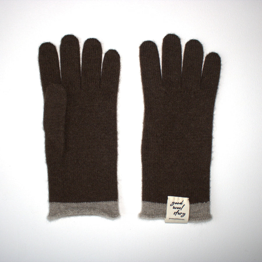 'Laurel' yak wool gloves