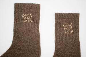 Yak wool socks