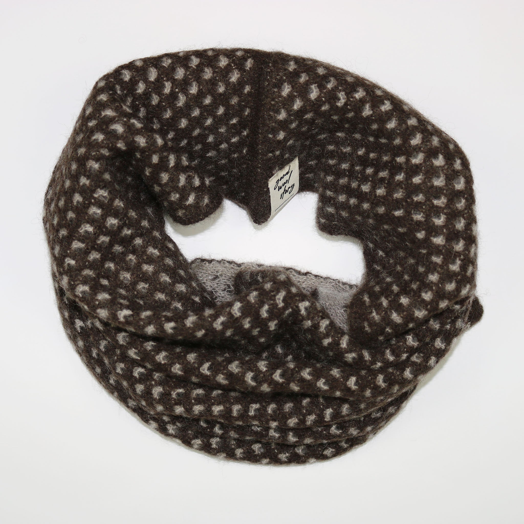 Fluffy' collar scarf